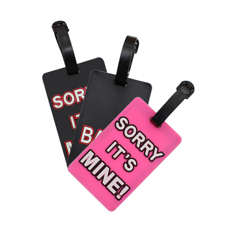 Unisex Luggage Tag with Funny Message Bowlift