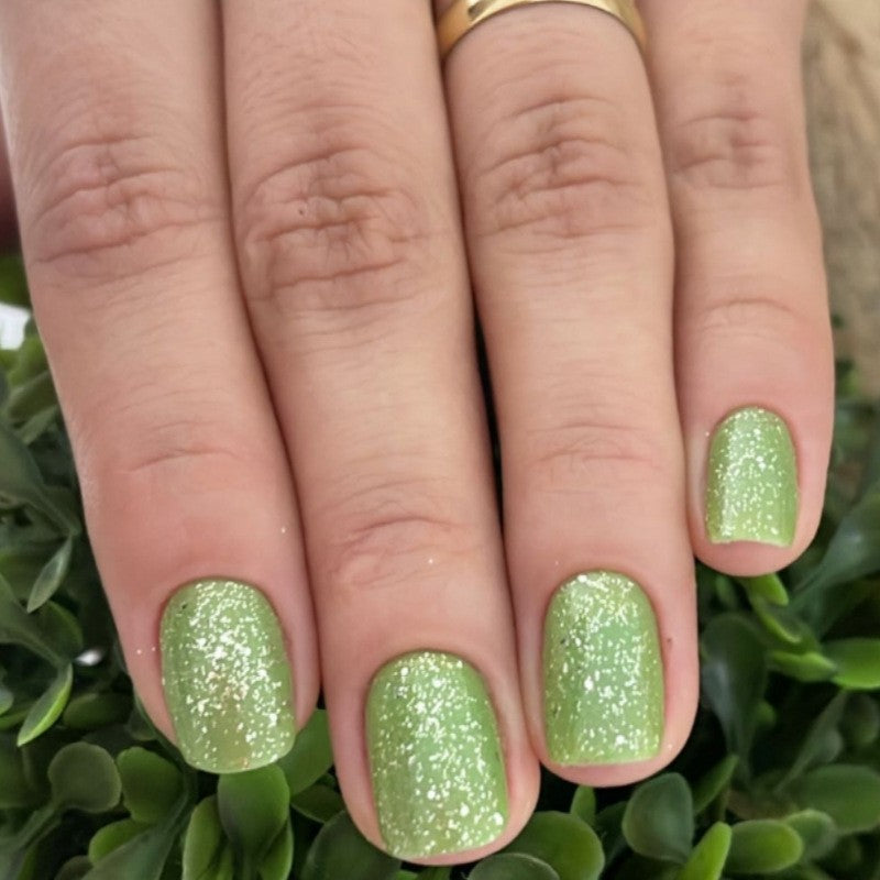 Glittery Nail Art Extension Bowlift