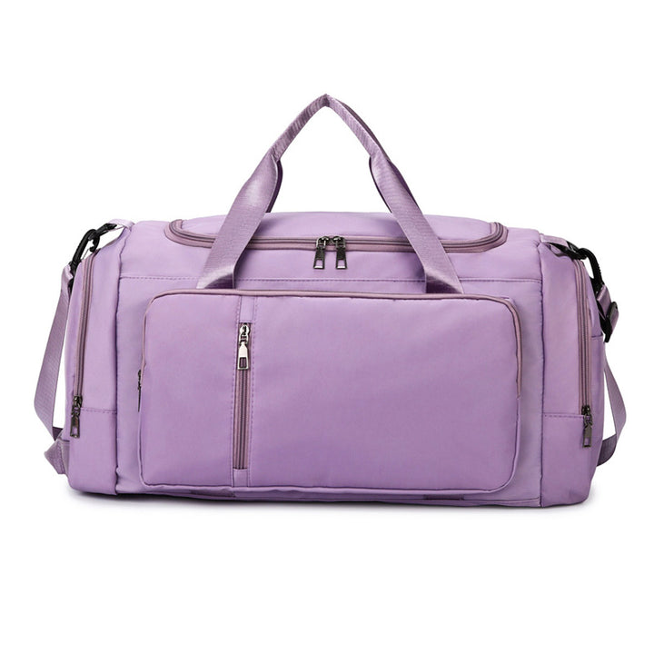Travel bag with versatile storage and robust zippers Bowlift