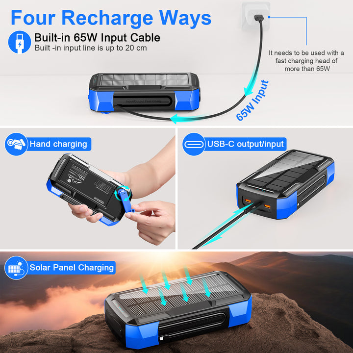 Portable Solar Power Bank By Bowlift