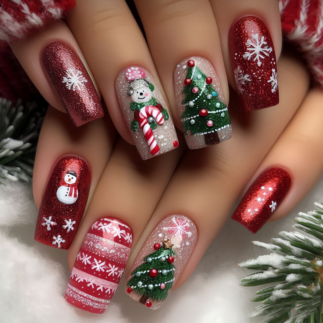 Holiday-Themed Nail Art Tips Bowlift