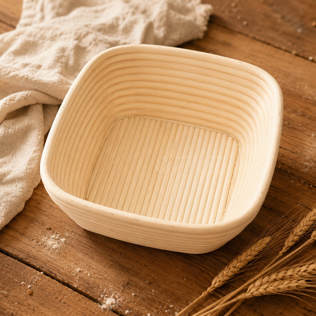 Artisan Crafted Round Bread Proofing Basket Bowlift