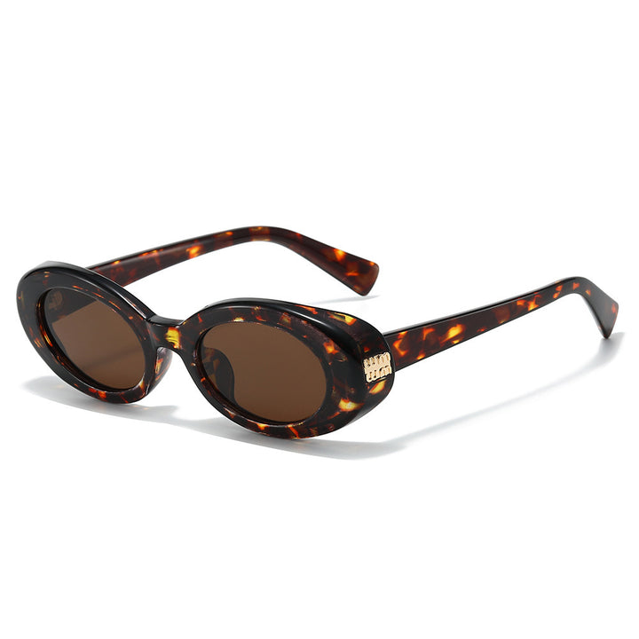 Statement Oval Frame Sunglasses Bowlift