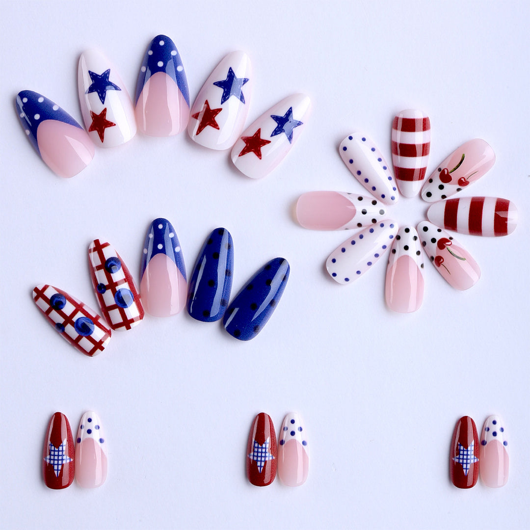 Artificial nails with unique graphic designs Bowlift