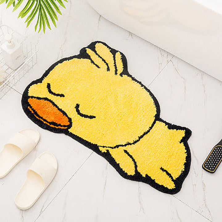 Unisex Cartoon Cat-Shaped Bath Mat Bowlift