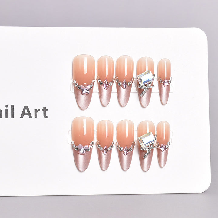 Artistic Nail Design with Decorative Elements Bowlift