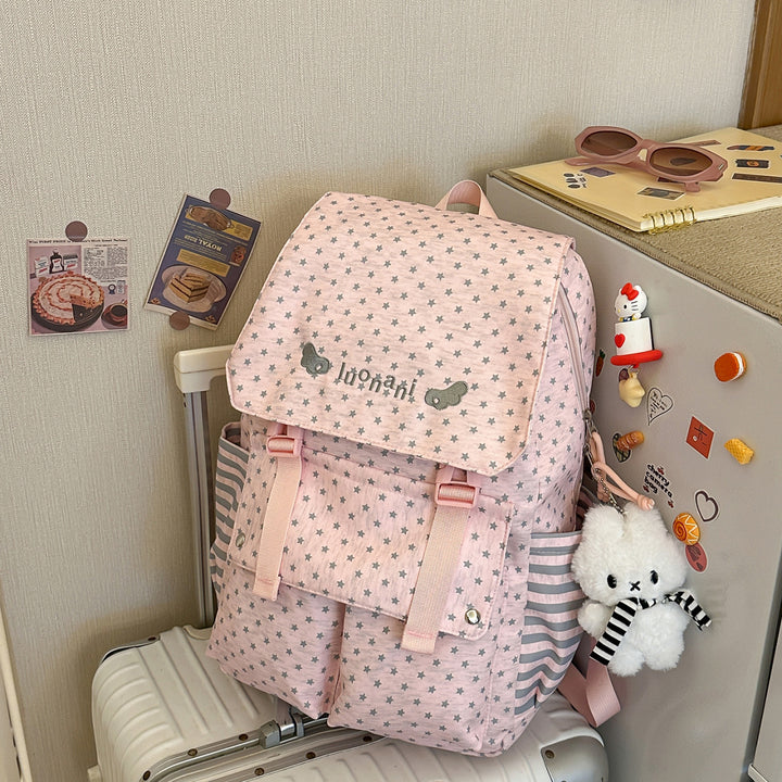 Playful Patterned Backpack