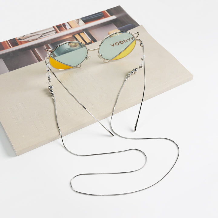 Sleek Metal Eyewear Chain Bowlift
