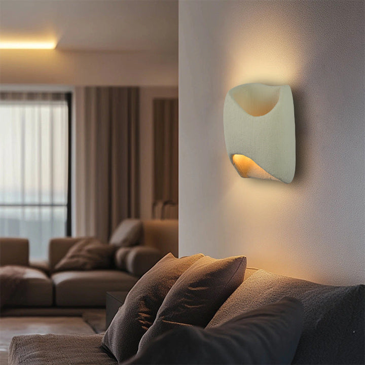 BowLift | Wall lamp made of Polystyrene in Wabi-Sabi Style