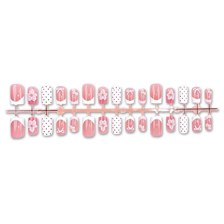 24-piece artificial nail set Bowlift