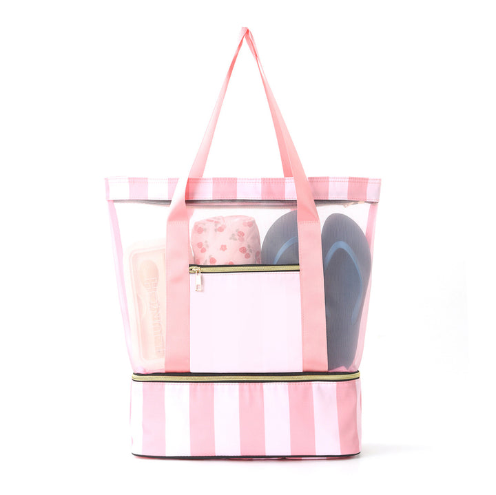 Practical tote bag with mesh design Bowlift