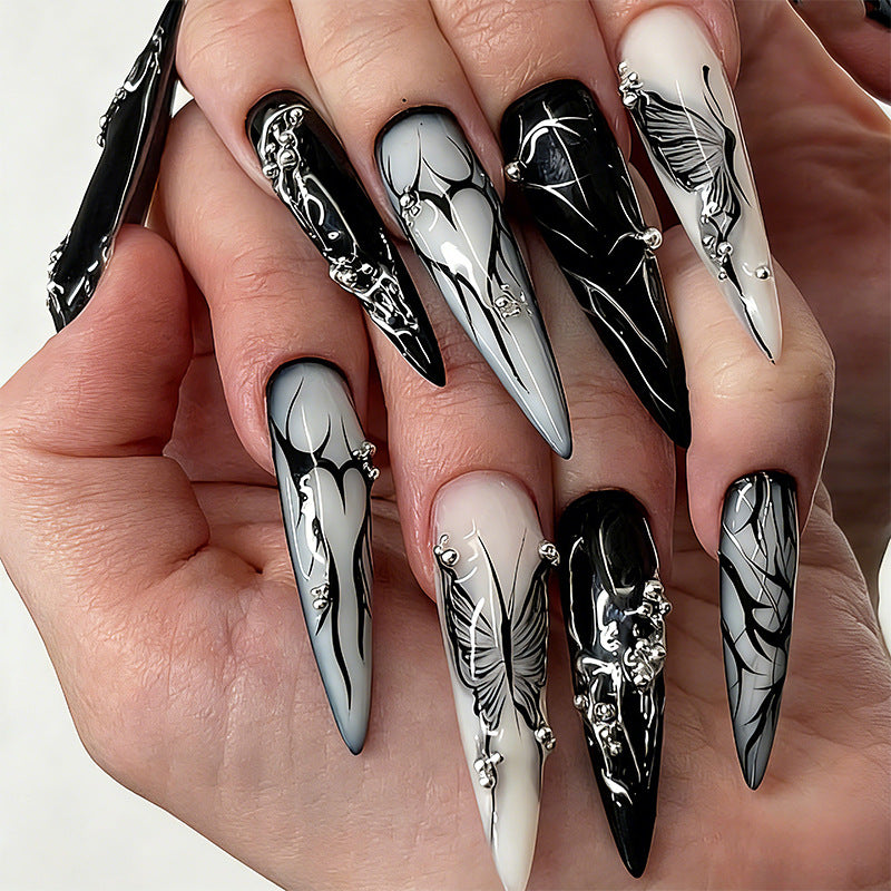 Artful Nail Tips with Modern Patterns Bowlift