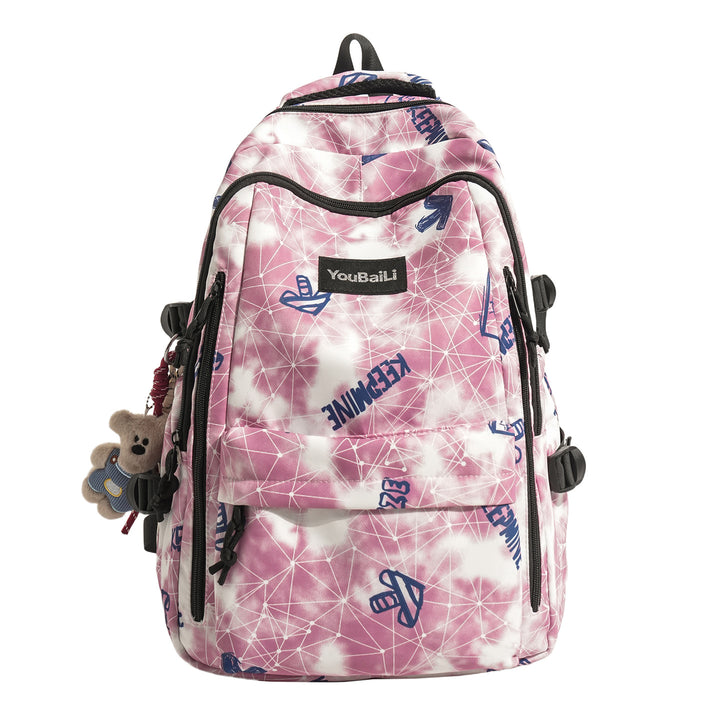 Trendy Patterned Backpack Bowlift