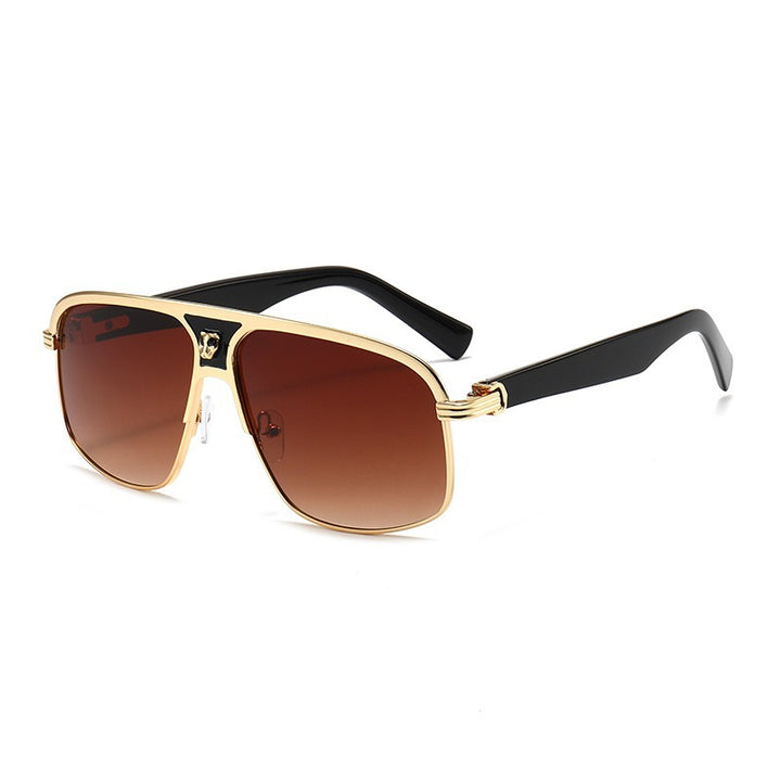 Men's Bold Fashion-Driven Shield Sunglasses Bowlift