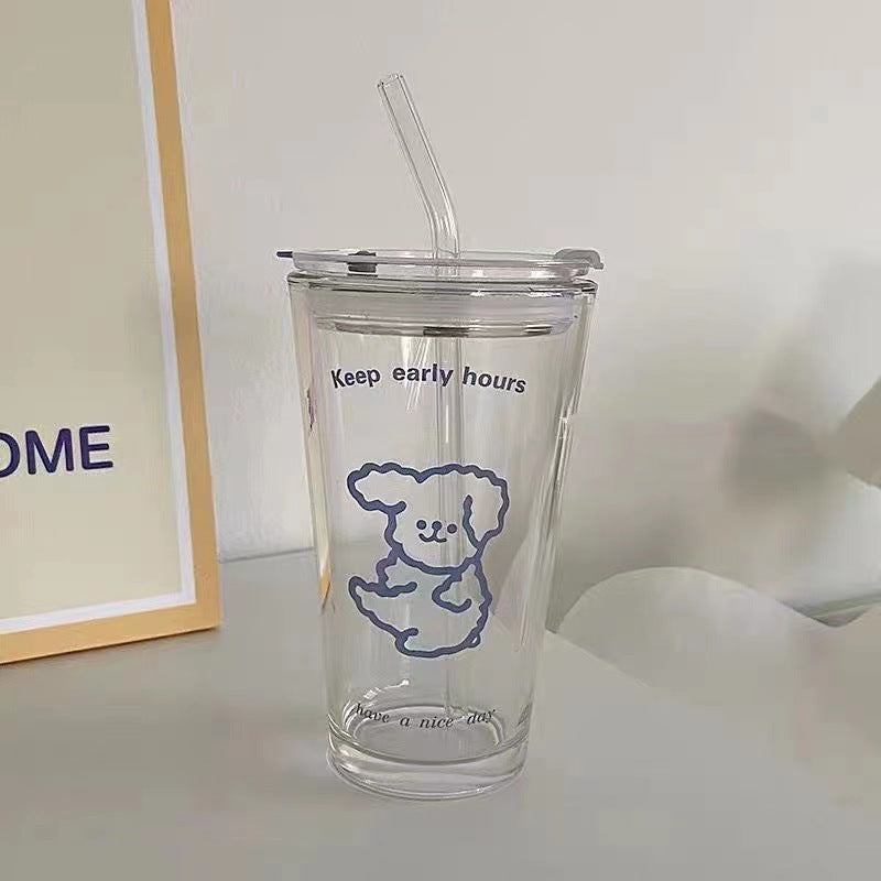 Ladies funny Tritan drinking cup with lid and straw Bowlift