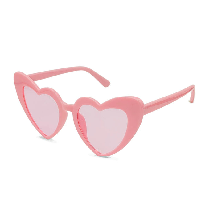 Women's Heart-Shaped Sunglasses with UV Protection and High-Quality Film Processing Bowlift