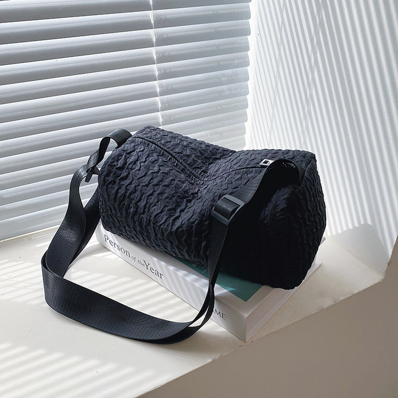 WoTextured Evening Shoulder Bag Bowlift