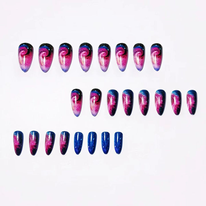 Galaxy-Inspired Nail Art Bowlift
