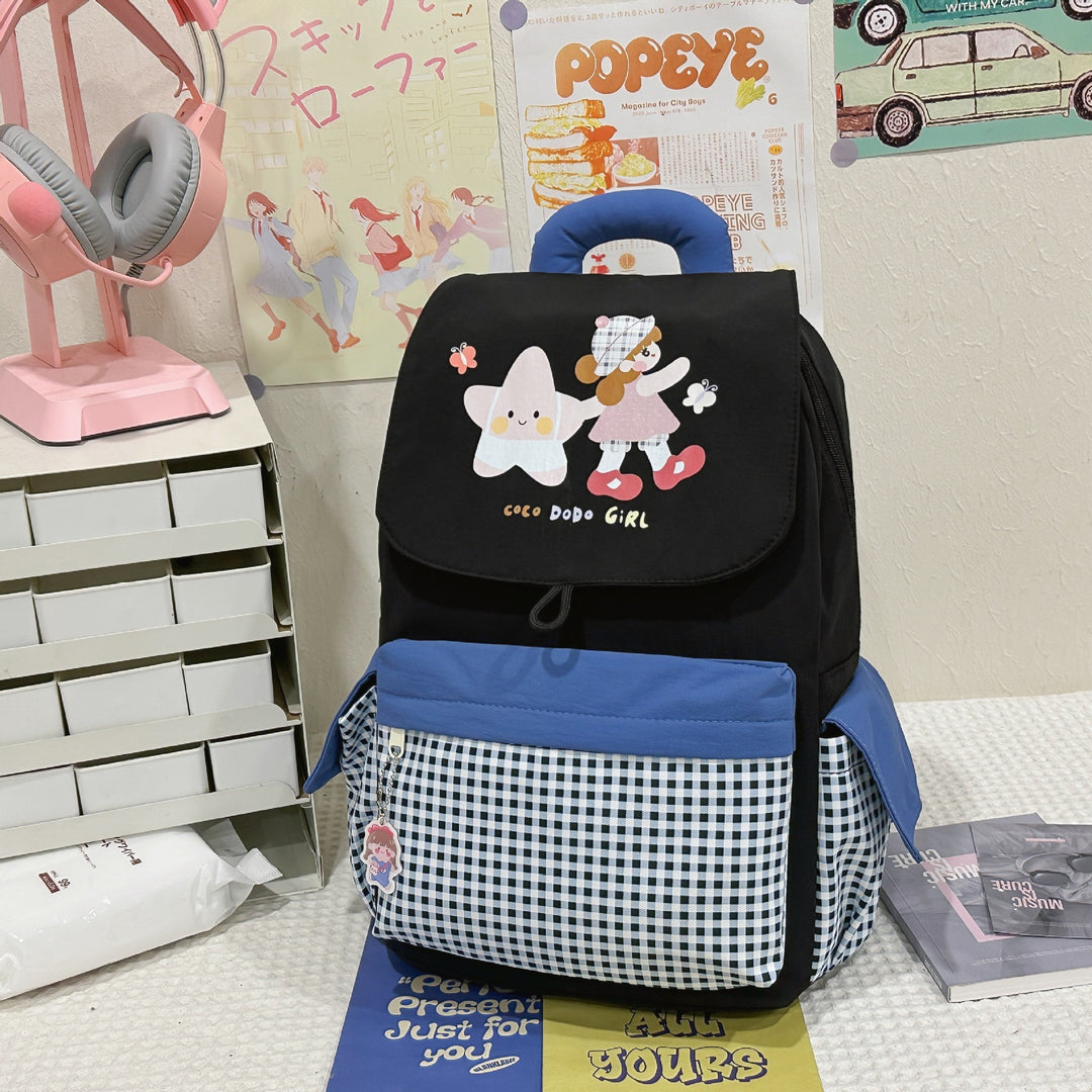 Fun Illustration School Backpack Bowlift