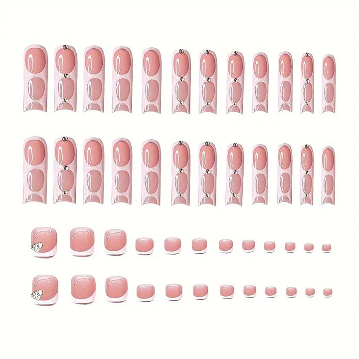 Decorative Press-On Nail Extensions Bowlift