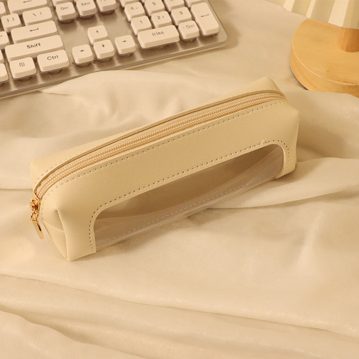 Stylish Leather Pencil Case Bowlift