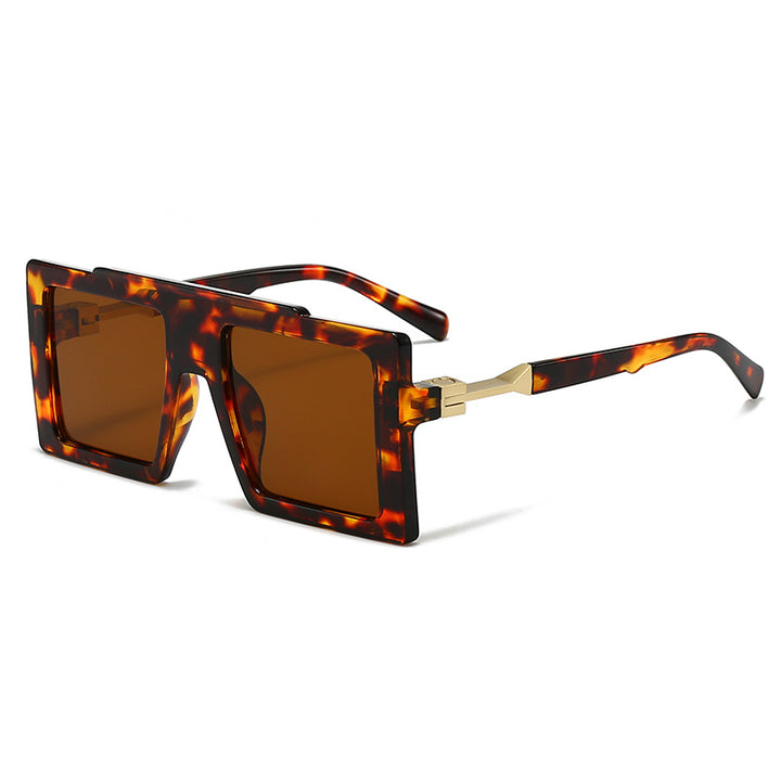 Ladies fashionable sunglasses with rectangular frame Bowlift