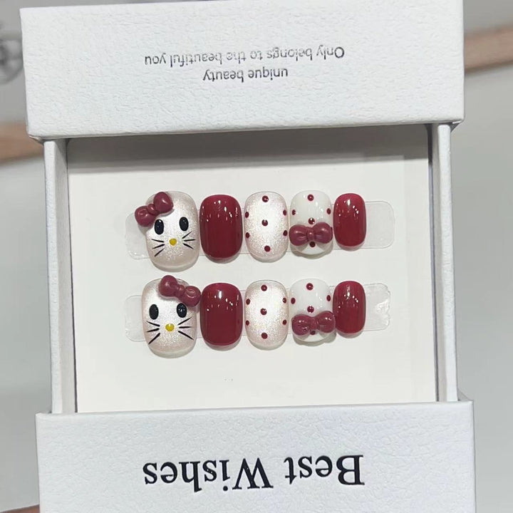 Cartoon Character Themed Nail Art Set Bowlift