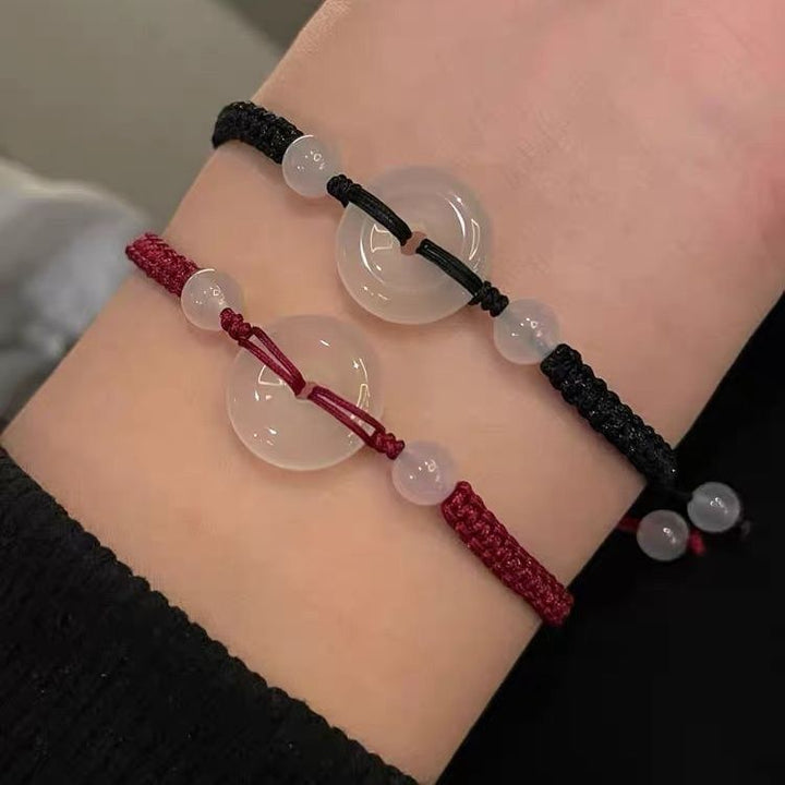 Adjustable Gemstone Macrame Bracelet Bowlift