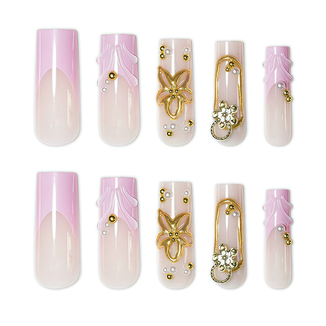 Elegant Decorative Nail Art Extensions Bowlift