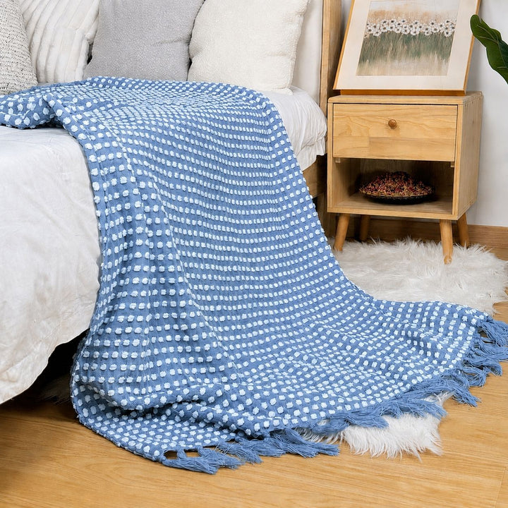 Cozy Textured Throw Blanket