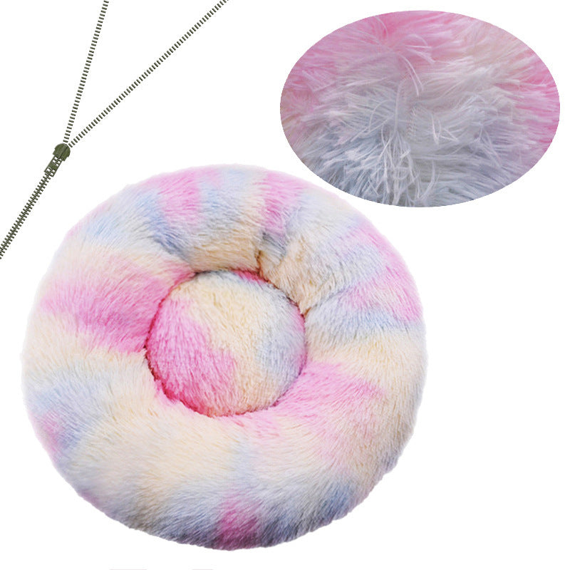 Plush Circular Dog Bed