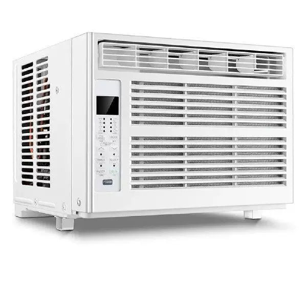 Unisex One Size compact high-efficiency window air conditioner with digital thermostat and adjustable louvers Bowlift