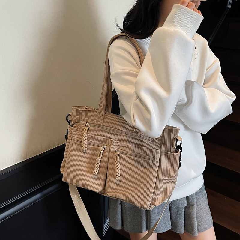 Stylish Multi-Pocket Tote Bag Bowlift