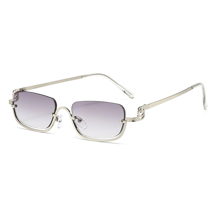 Elegant Oversized Rectangle Sunglasses