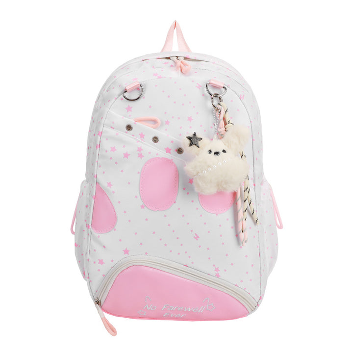 Star-Patterned Adventure Backpack Bowlift