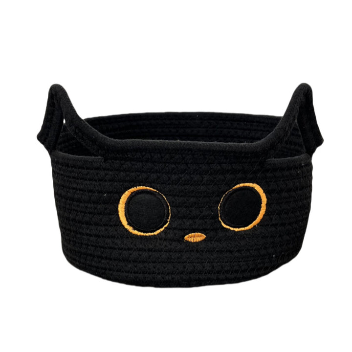Ladies Playful Storage Basket with Cat Design Bowlift