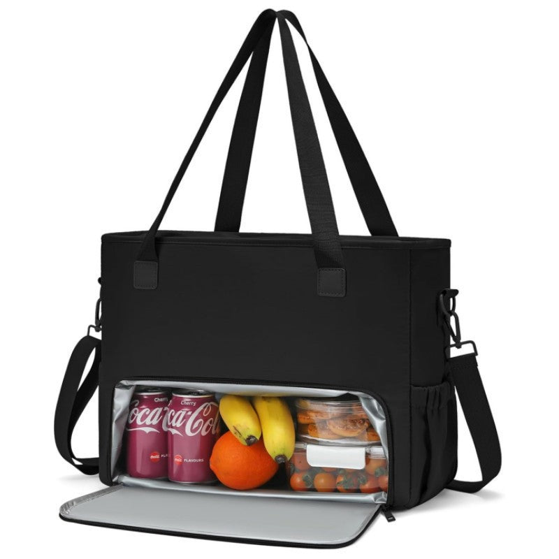 Insulated cooler bag with compartments Bowlift