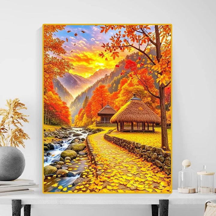 Autumn Landscape Canvas Art Print Bowlift