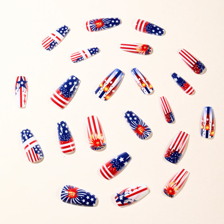 Patriotic Themed Nail Art Set Bowlift