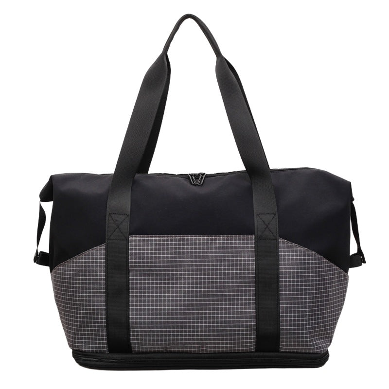 Multifunctional sports and travel bag with innovative compartment arrangement Bowlift