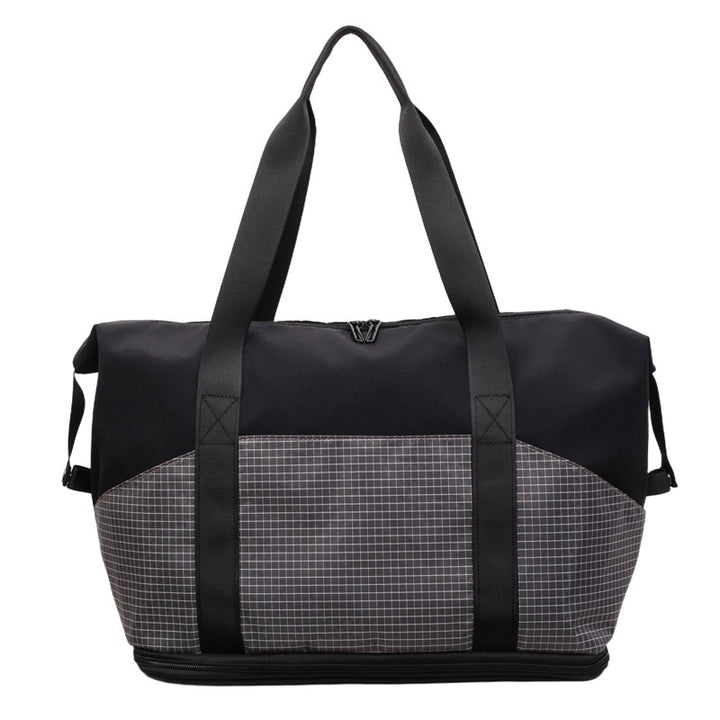 Multifunctional sports and travel bag with innovative compartment arrangement Bowlift