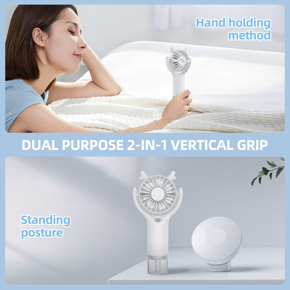 Unisex Portable Handheld Mist Fan Bowlift