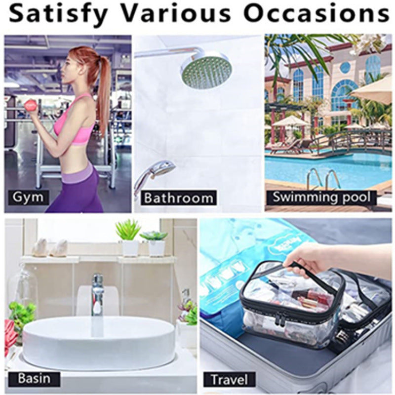 Transparent Cosmetic Organizer Bag Bowlift