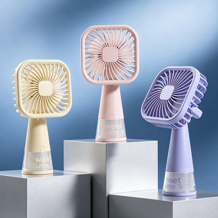 Women's Portable Hand Fan with Elegant Design Bowlift