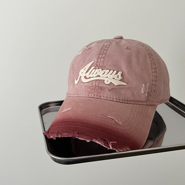 Vintage Distressed Embroidered Baseball Cap