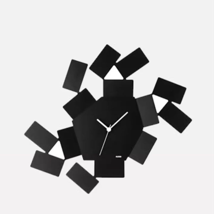 Abstract Geometric Wall Clock