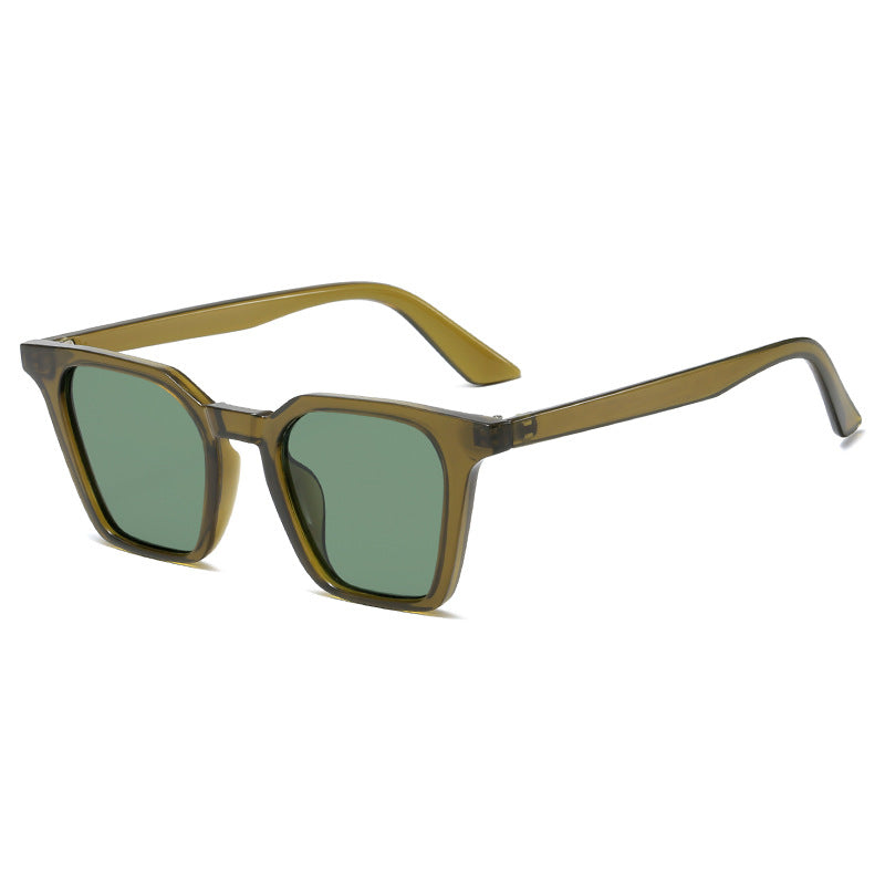 Women's square sunglasses with distinctive shield design and UV protection Bowlift