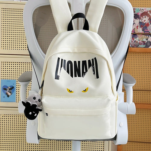 Cartoon-Inspired Bunny Ears School Backpack