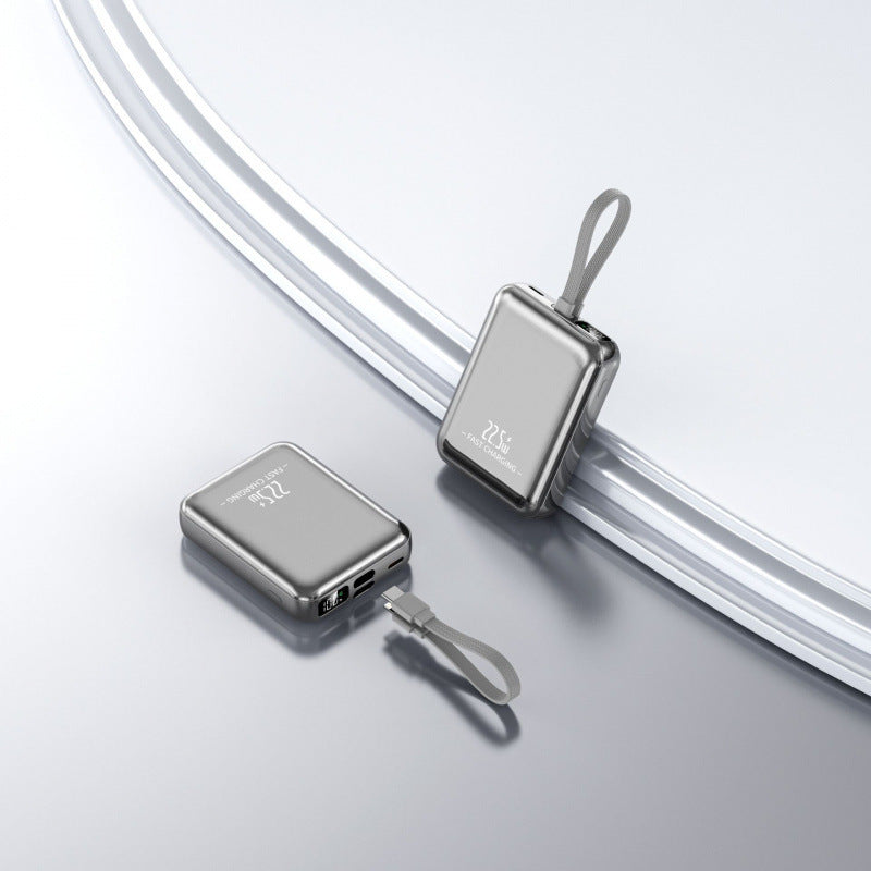 Portable power bank with compact design and integrated fast charging function Bowlift