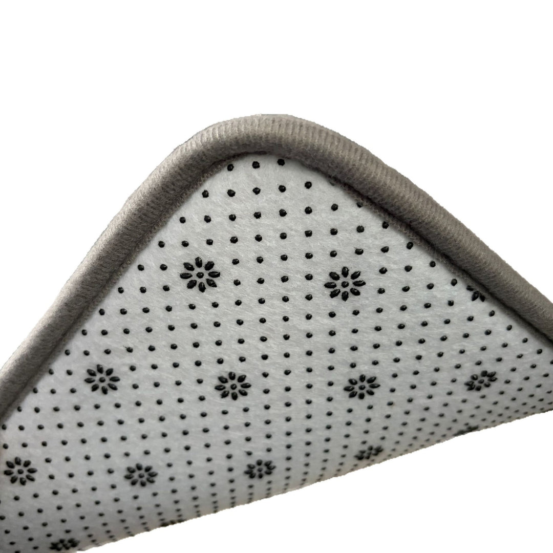 Floral Pattern Soft Bath Mat Bowlift